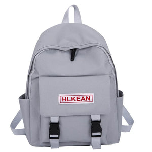 Women Backpack Shoulder Bag solid School Bag For Teenage Girl