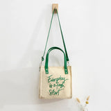 Women's Canvas Tote Bag Niche Shoulder Handbag