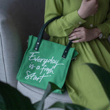 Women's Canvas Tote Bag Niche Shoulder Handbag