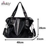Green Shoulder Bag Large Capacity Soft Leather Crossbody Handbag Travel Tote