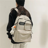 Women Nylon Backpack Anti Theft Travel Backpacks College Rucksack