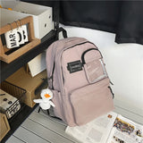 Women Nylon Backpack Anti Theft Travel Backpacks College Rucksack