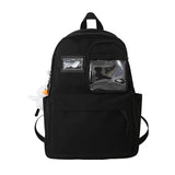 Women Nylon Backpack Anti Theft Travel Backpacks College Rucksack