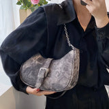 Denim Armpit Bags for Women Purses and Handbags