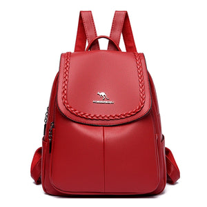 Ladies Backpack Large Capacity for Teenage Students Schoolbag