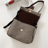 Women Lattice Shoulder Crossbody Bag Portable Clutch Tide