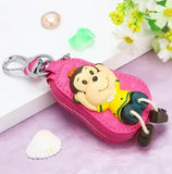 Monkey Cartoon Leather Key Bag for Women & Men