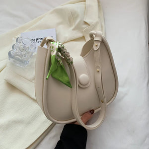 Women's Leather Saddle Crossbody Bag