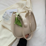 Women's Leather Saddle Crossbody Bag
