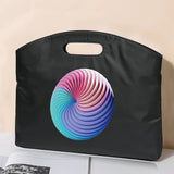 Briefcase File Bag Business Handbag 3D Series Pattern Conference Tablet Bag