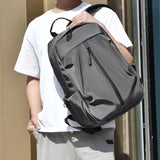 Waterproof Men's Laptop Backpack w/ USB Port 15.6inch