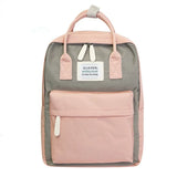 Canvas Women Backpack School Bag for College 15inch Laptop Back Packs