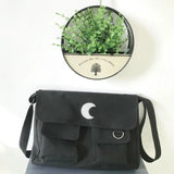 Canvas Diagonal Cross Bags Youth Casual Large Capacity Shoulder Bag