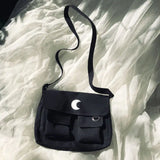 Canvas Diagonal Cross Bags Youth Casual Large Capacity Shoulder Bag