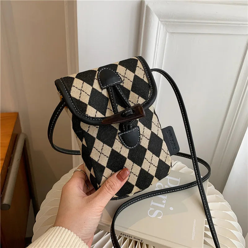 Canvas Mini Shoulder Bag Casual Personality Crossbody