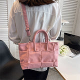 Canvas Women Shoulder Bag Travel Outside Shopping Bag Leisure Tote
