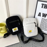 Canvas Crossbody Bag Small Handbag Zipper Purse