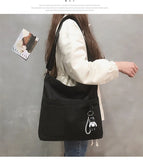 Canvas Women's Shoulder Messenger Bag Large Capacity Tote Bag