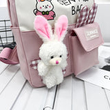 Bear Canvas School Bags for Kids Student SchoolBags