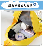 Cartoon Bus Patterns Polyester Children School Bag Waterproof Backpack