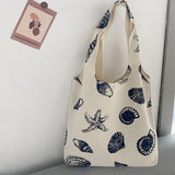 Korea Style Fruit Print Tote Bag Purse Handbag Eco-Friendly Canvas