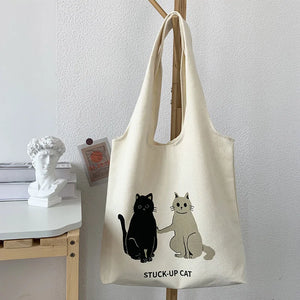 Korea Style Fruit Print Tote Bag Purse Handbag Eco-Friendly Canvas