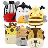Kids Plush Backpacks Mini Kindergarten Schoolbag Plush Animal Backpack