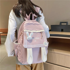 Cute Cartoon Waterproof College Backpack for Teenager Student