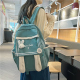 Cute Cartoon Waterproof College Backpack for Teenager Student