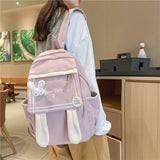 Cute Cartoon Waterproof College Backpack for Teenager Student