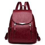Waterproof Ladies School Backpack Small Bagpack Canvas Tote Backpack