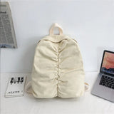 Casual Nylon Solid Backpack Bags College Women SchoolBag