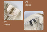 Casual Nylon Solid Backpack Bags College Women SchoolBag