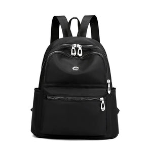 Casual Nylon Backpack Women's Waterproof School Bags Teenage Girls High Travel T