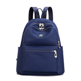 Casual Nylon Backpack Women's Waterproof School Bags Teenage Girls High Travel T
