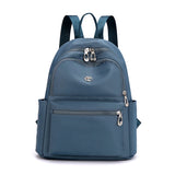 Casual Nylon Backpack Women's Waterproof School Bags Teenage Girls High Travel T