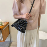 Soft Pleated Shoulder Bag Crossbody Bag for Women