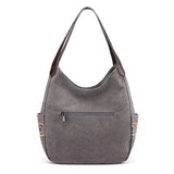 Casual Cotton Tote Vintage Canvas Bag for Women KL831
