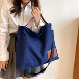 Canvas Casual Big Tote Bag Lady Shopper Crossbody Handbags