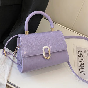 Casual Totes Pu Leather Crocodile Messenger Bag Large Capacity Shoulder