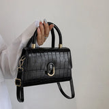 Casual Totes Pu Leather Crocodile Messenger Bag Large Capacity Shoulder