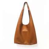 Casual Shoulder Bag PU Leather Tote Handbag Winter Shopping Bags