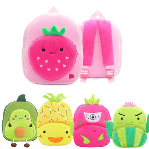 Strawberry Fruit Backpack Kids Mini School Student Bags for Girls Boys
