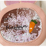 Kids Rabbit Ear Shoulder Bag Sequin Carrot Crossbody Women's Bag