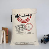 Christmas Gift Bag Decorations Santa Sacks Deer Ornament Candy Bag