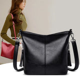 Summer Soft Leather Shoulder Bags for Women