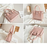 Clear Transparent PVC Shoulder Bag Women Candy Jelly Bag Purse Handbag