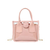 Clear Transparent PVC Shoulder Bag Women Candy Jelly Bag Purse Handbag