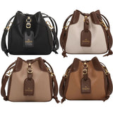 Colorful Handbags PU Women Bucket Clutch Bags Crossbody Shopping Package