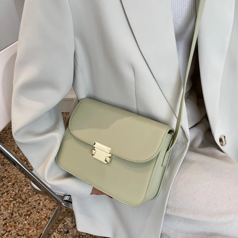 Colorful Pu Women Bucket Clutch Bags - Crossbody Shopping Package